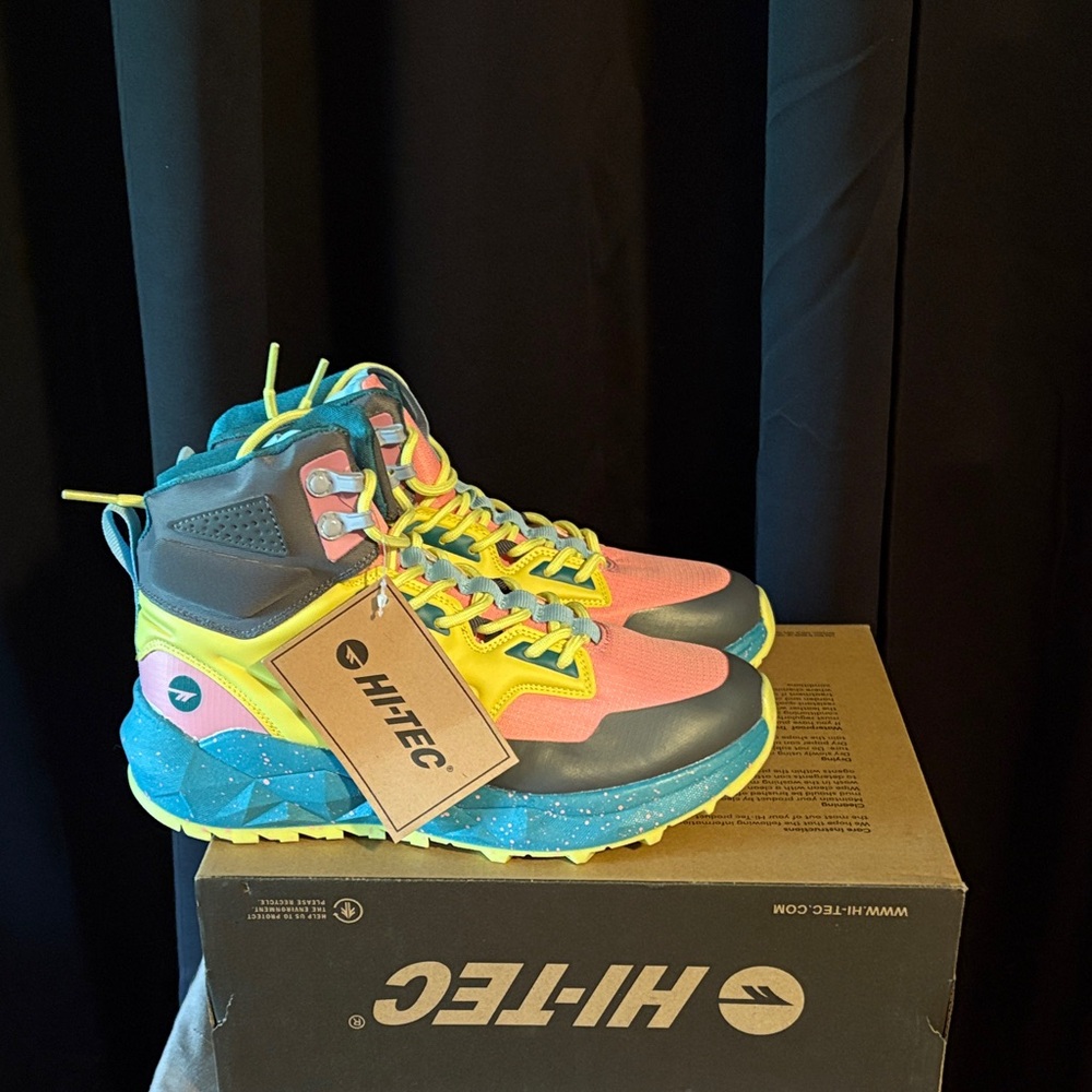 Hi-Tec Kids Pink and Blue boots